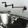 Pioneer Faucets Wall Mount Pot Filler, NPT, Potfiller, Brushed Nickel, Number of Holes: 1 Hole 2AM600-BN
